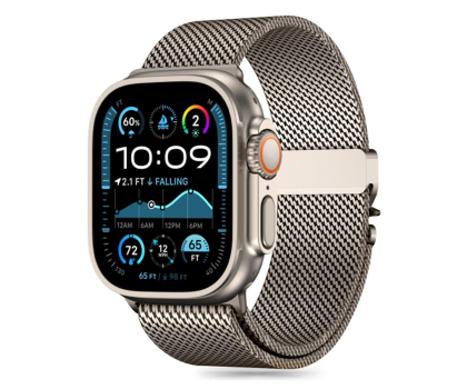 Pasek i akcesoria do zegarków TECH-PROTECT Milano do Apple Watch 44/45/46/49 mm Titanium 5906302370634
